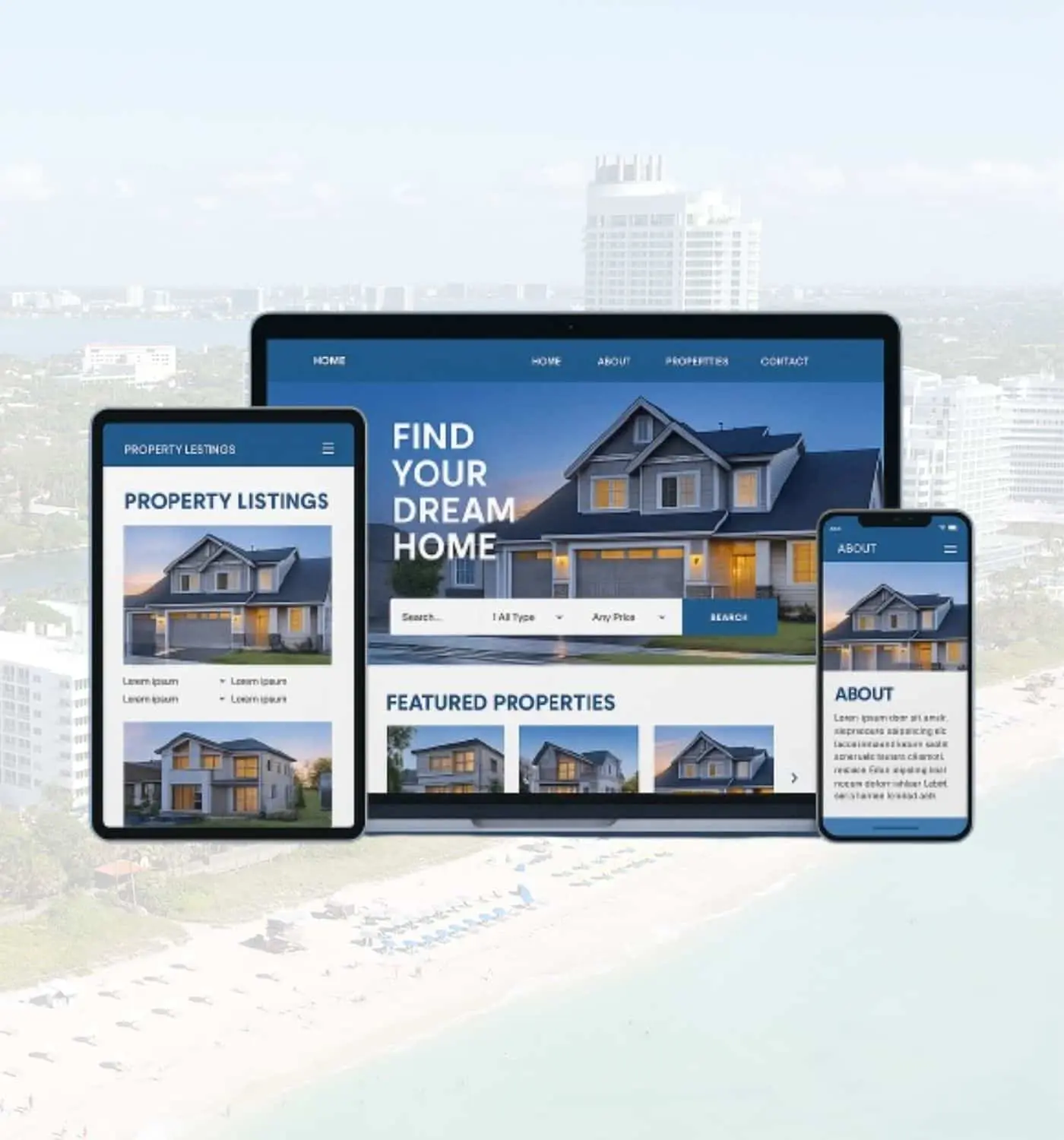 Custom Real Estate Web Design Service